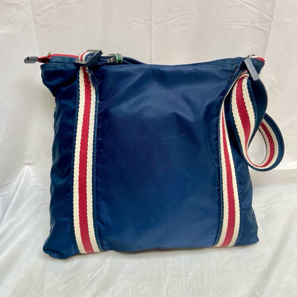Vintage, Gucci, Rare Nylon, Red White and Blue Shoulder-Crossbody Bag - Picture 3 of 16